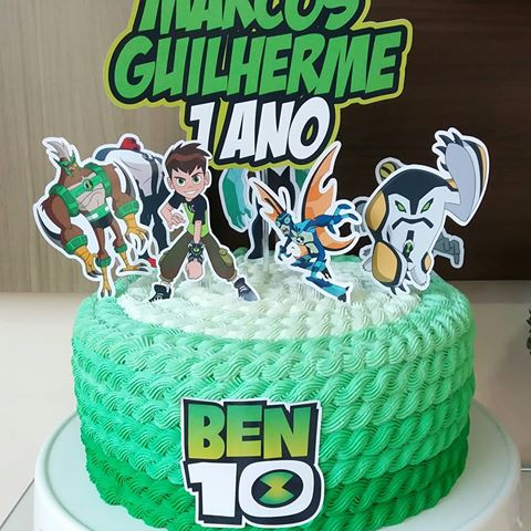 bolo ben 10 chantilly