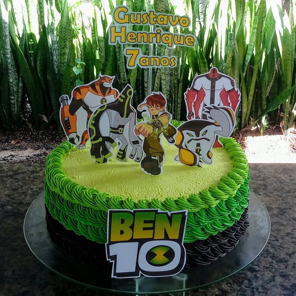 bolo ben 10 chantilly