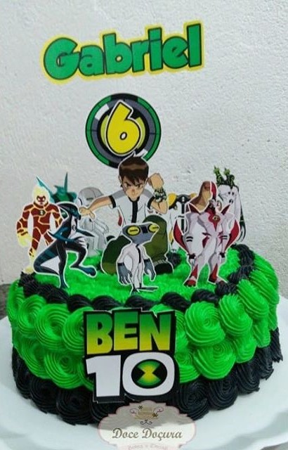 bolo ben 10 chantilly