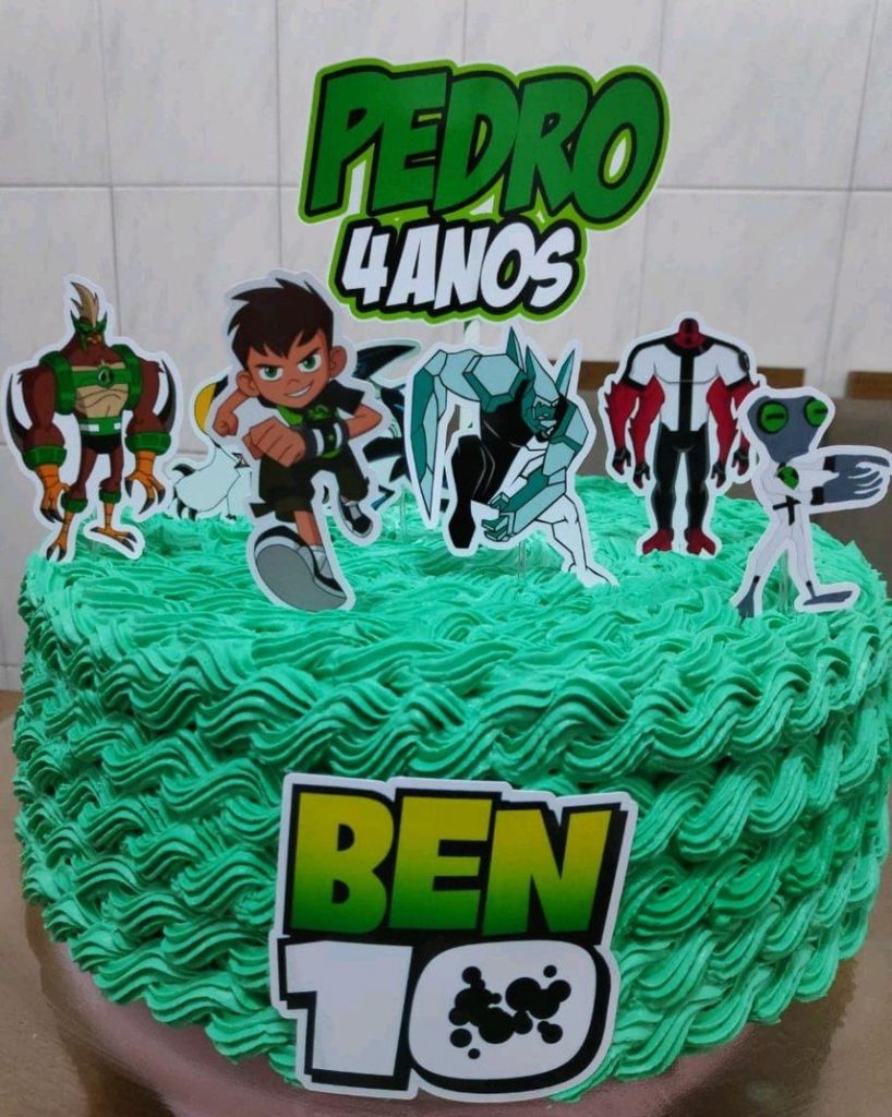 bolo ben 10 simples