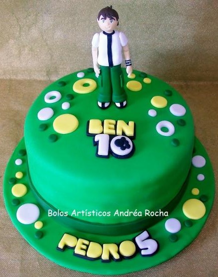 bolo ben 10 pasta americana