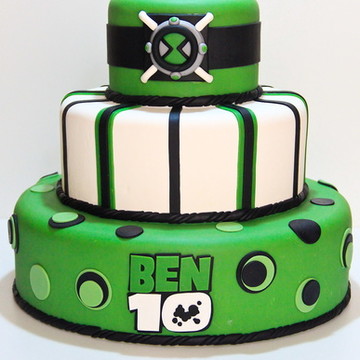 bolo ben 10 pasta americana