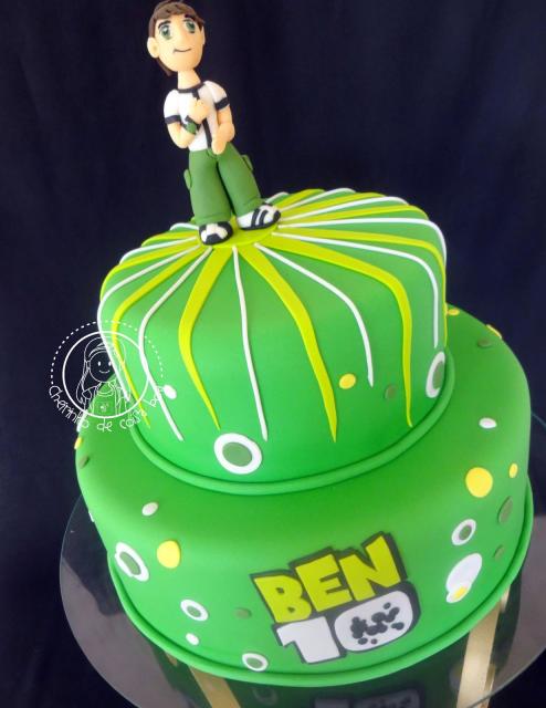 bolo ben 10 pasta americana