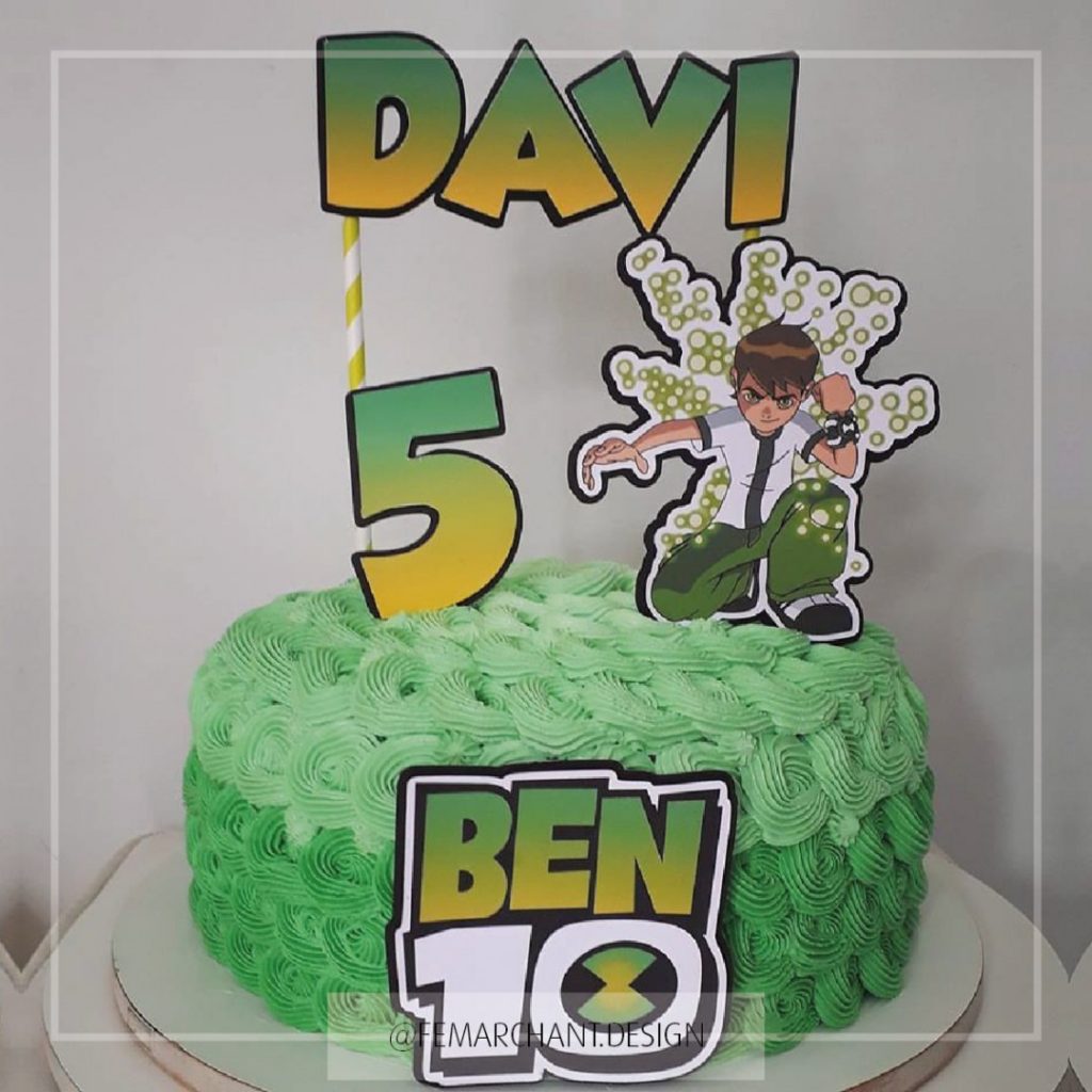 bolo ben 10 simples