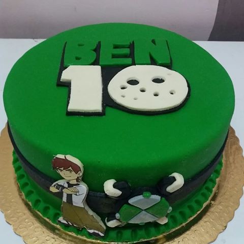 bolo ben 10 pasta americana