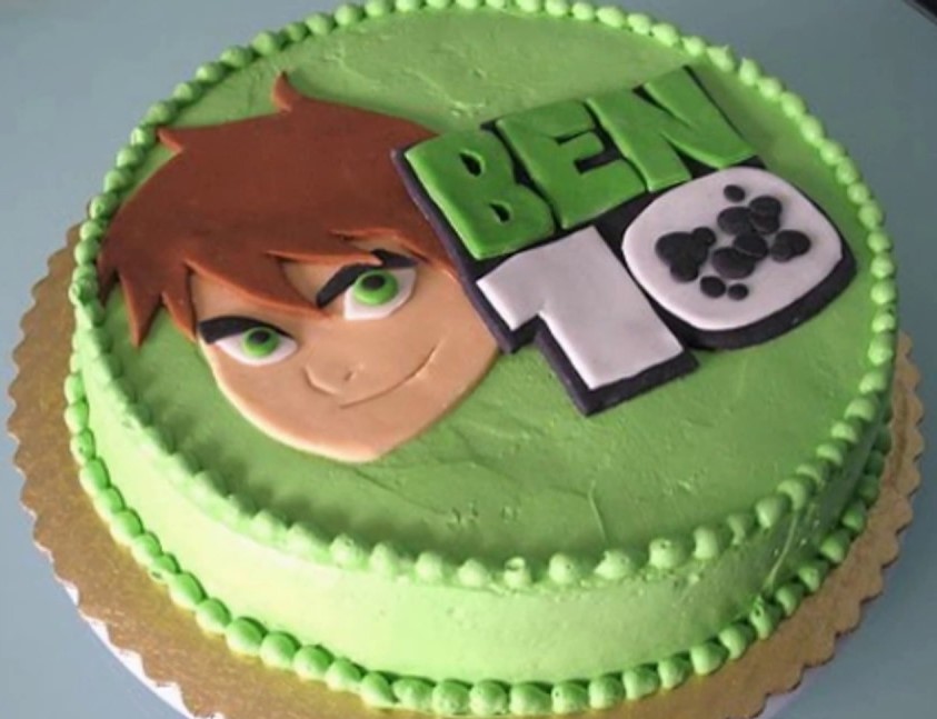 bolo ben 10 redondo