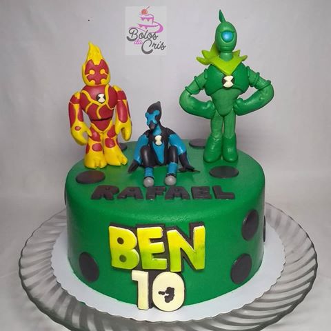 bolo ben 10 redondo