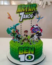 bolo ben 10 simples