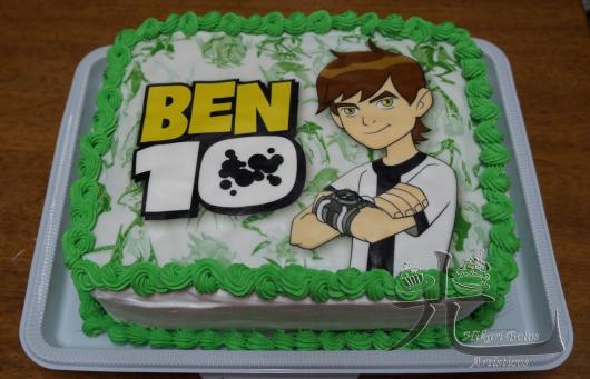 bolo ben 10 redondo