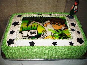 bolo ben 10 quadrado