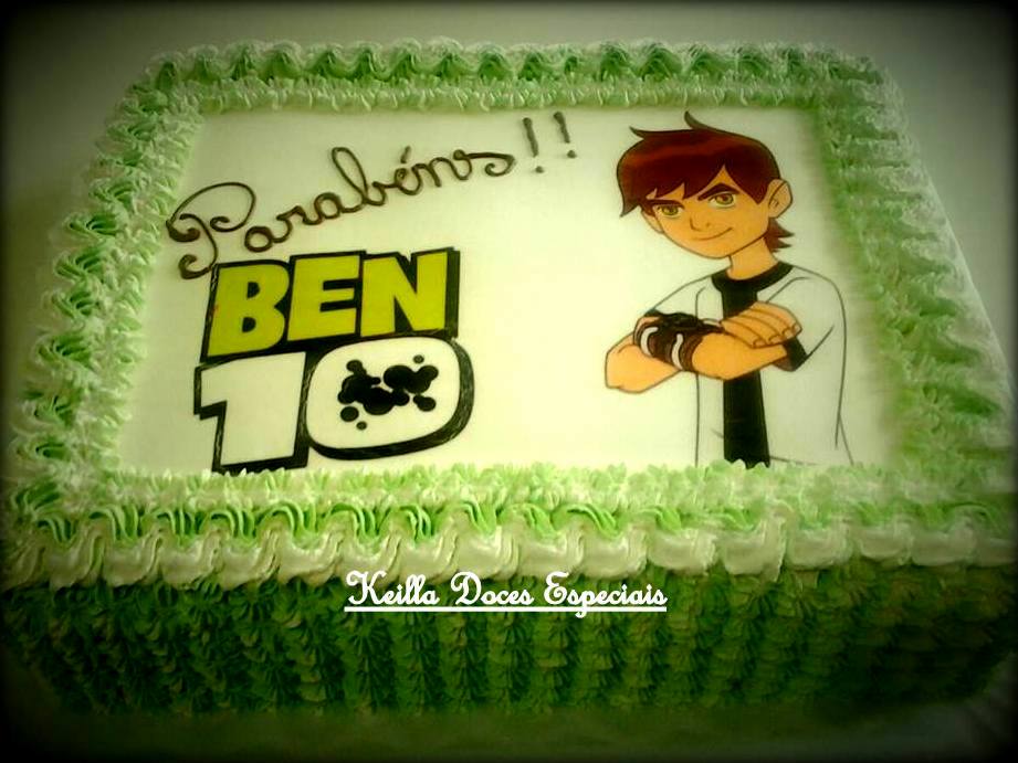 bolo ben 10 simples