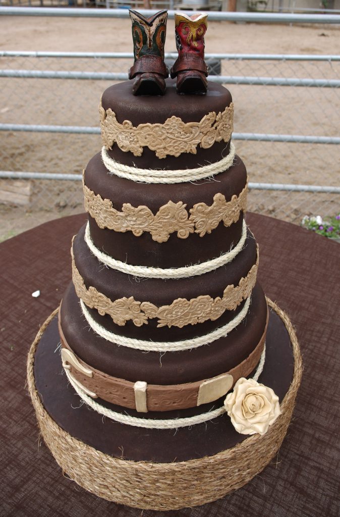 bolo country casamento