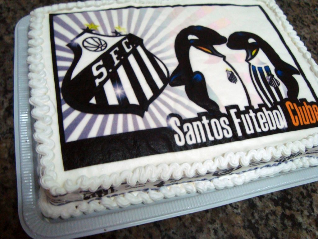 bolo do santos quadrado