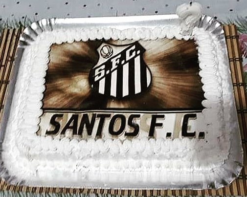 bolo do santos papel arroz