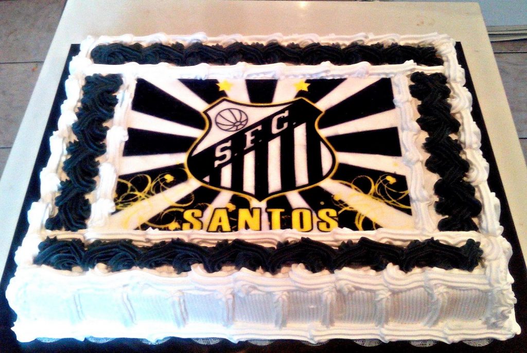 bolo do santos quadrado