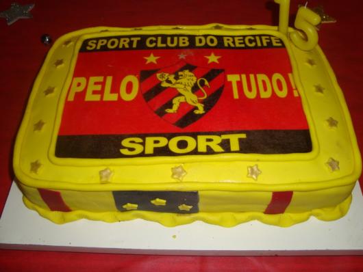 bolo do sport quadrado