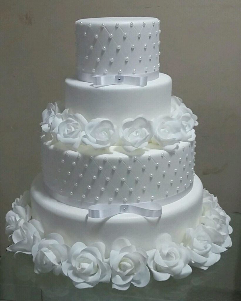 bolo fake casamento