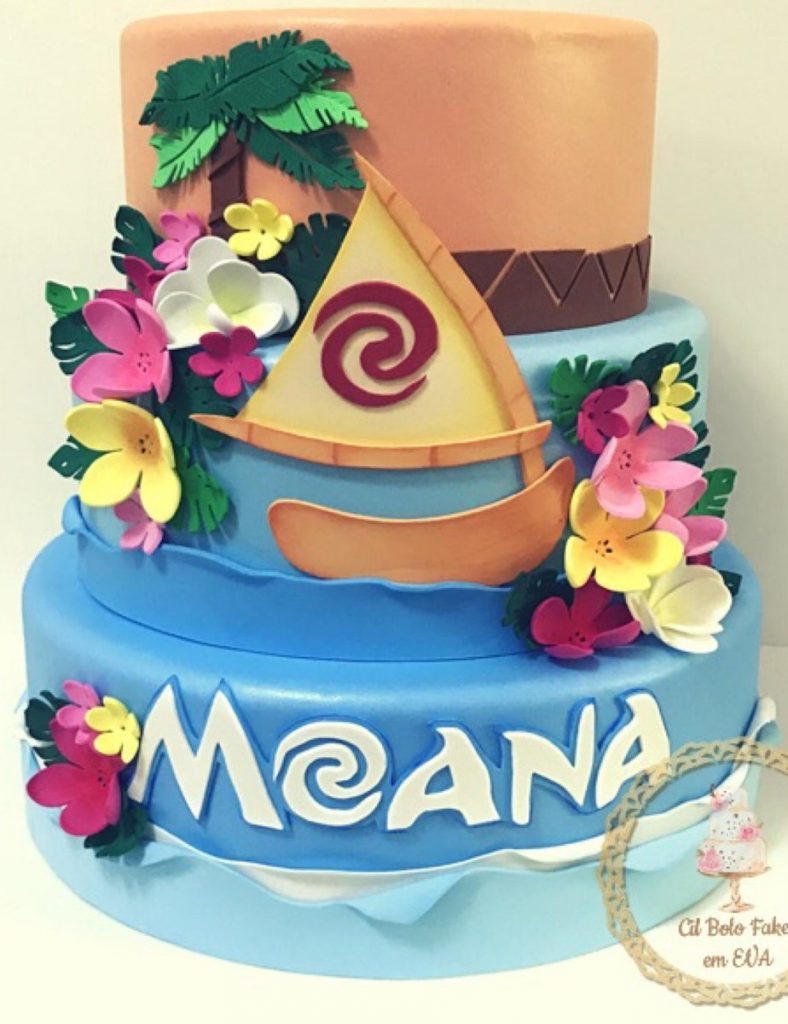 bolo fake moana