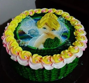 bolo tinker bell simples