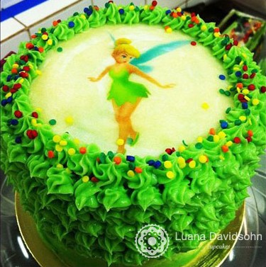 bolo tinker bell simples