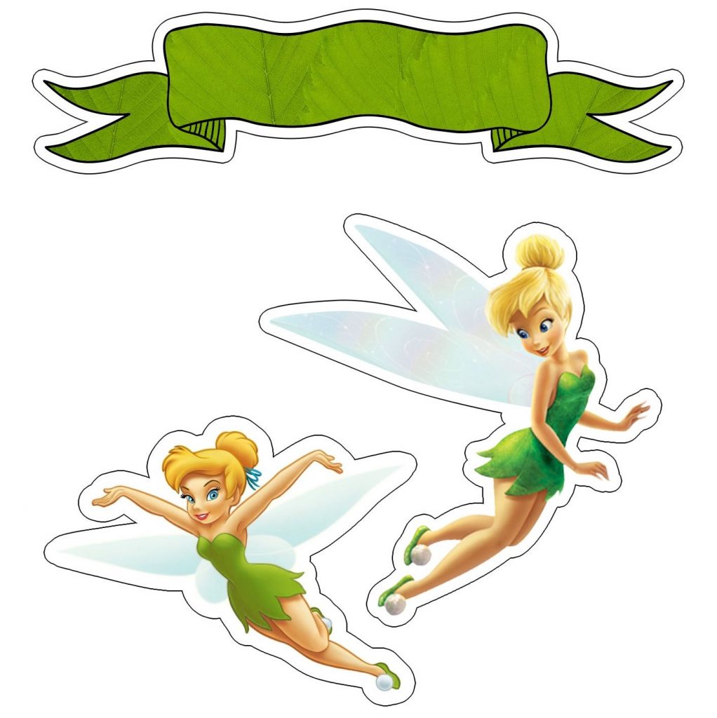 topo de bolo tinker bells