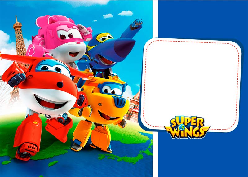 convite super wings para imprimir