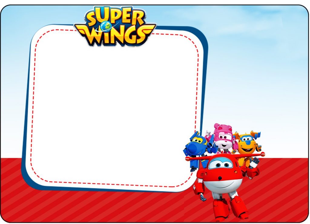 convite super wings para imprimir