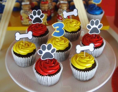 cupcake patrulha canina chantilly