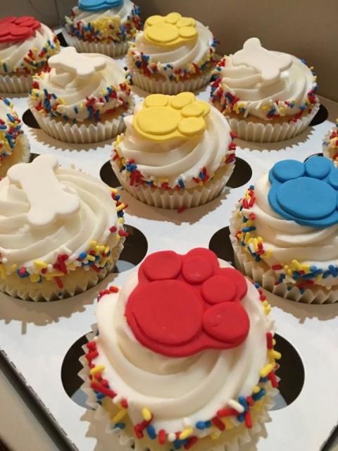 cupcake patrulha canina chantilly