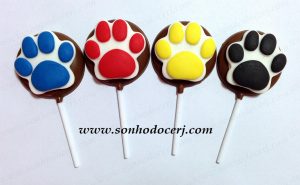 cupcake patrulha canina pirulito