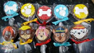 cupcake patrulha canina pirulito