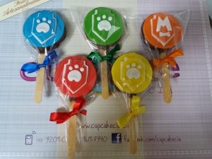 cupcake patrulha canina pirulito