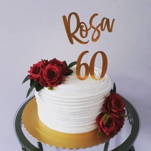 bolo 60 anos simples