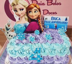 bolo elsa e ana