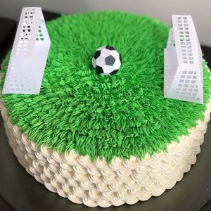 bolo futebol chantilly