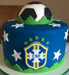 bolo futebol pasta americana