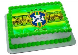 bolo futebol papel arroz