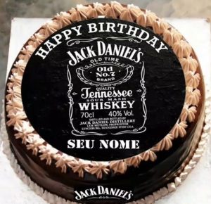 bolo jack daniels simples