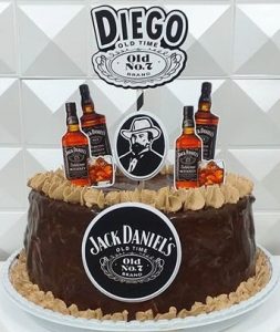 bolo jack daniels redondo