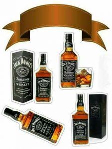 topo de bolo jack daniels