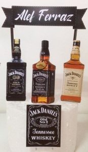 topo de bolo jack daniels