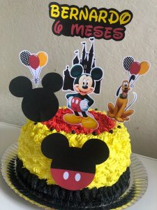 bolo mesversario mickey