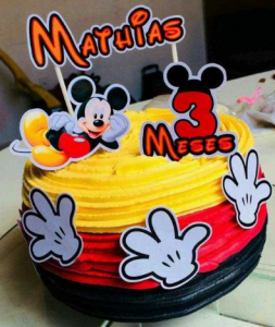 bolo mesversario mickey