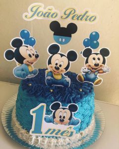 bolo mesversario mickey