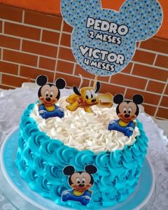 bolo mesversario mickey