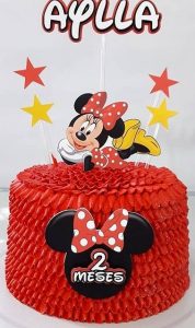 bolo mesversario minnie