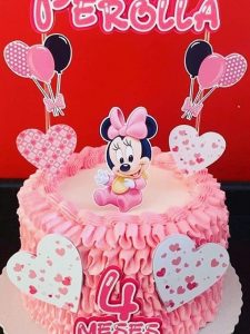 bolo mesversario minnie