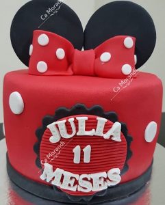 bolo mesversario minnie