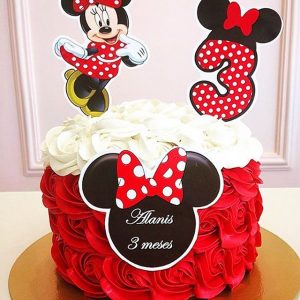 bolo mesversario minnie