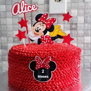 bolo mesversario minnie